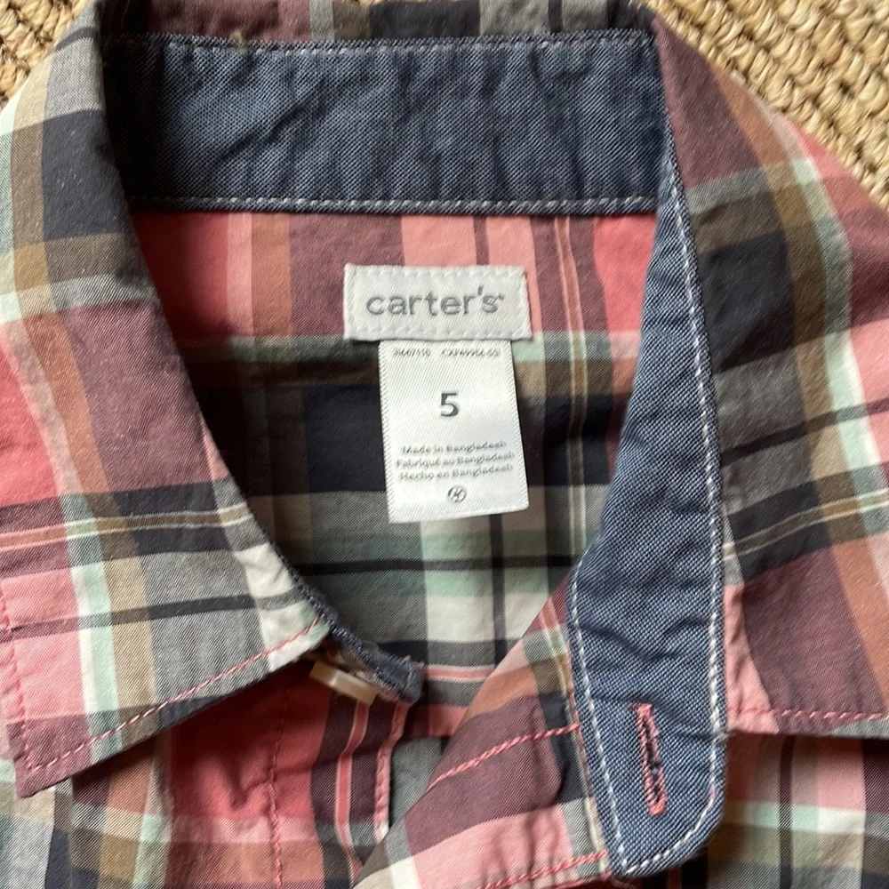 2 - Carters & Oshkosh button down collar shirts